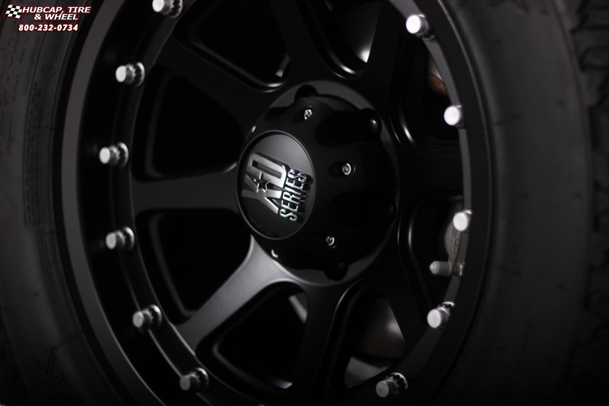 vehicle gallery/2014 toyota tacoma xd series xd798 addict 17x9  Matte Black wheels and rims